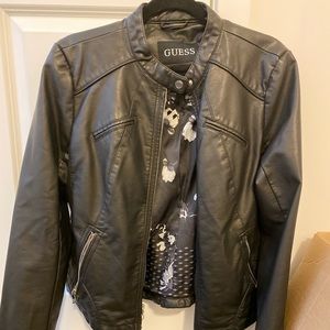 Guess leather jacket